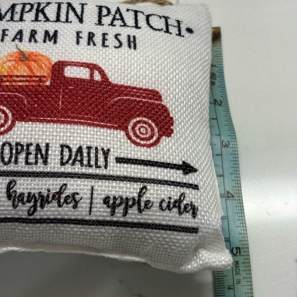 Set of Two Fall Themed Decorative Pillows - Picture 6 of 13